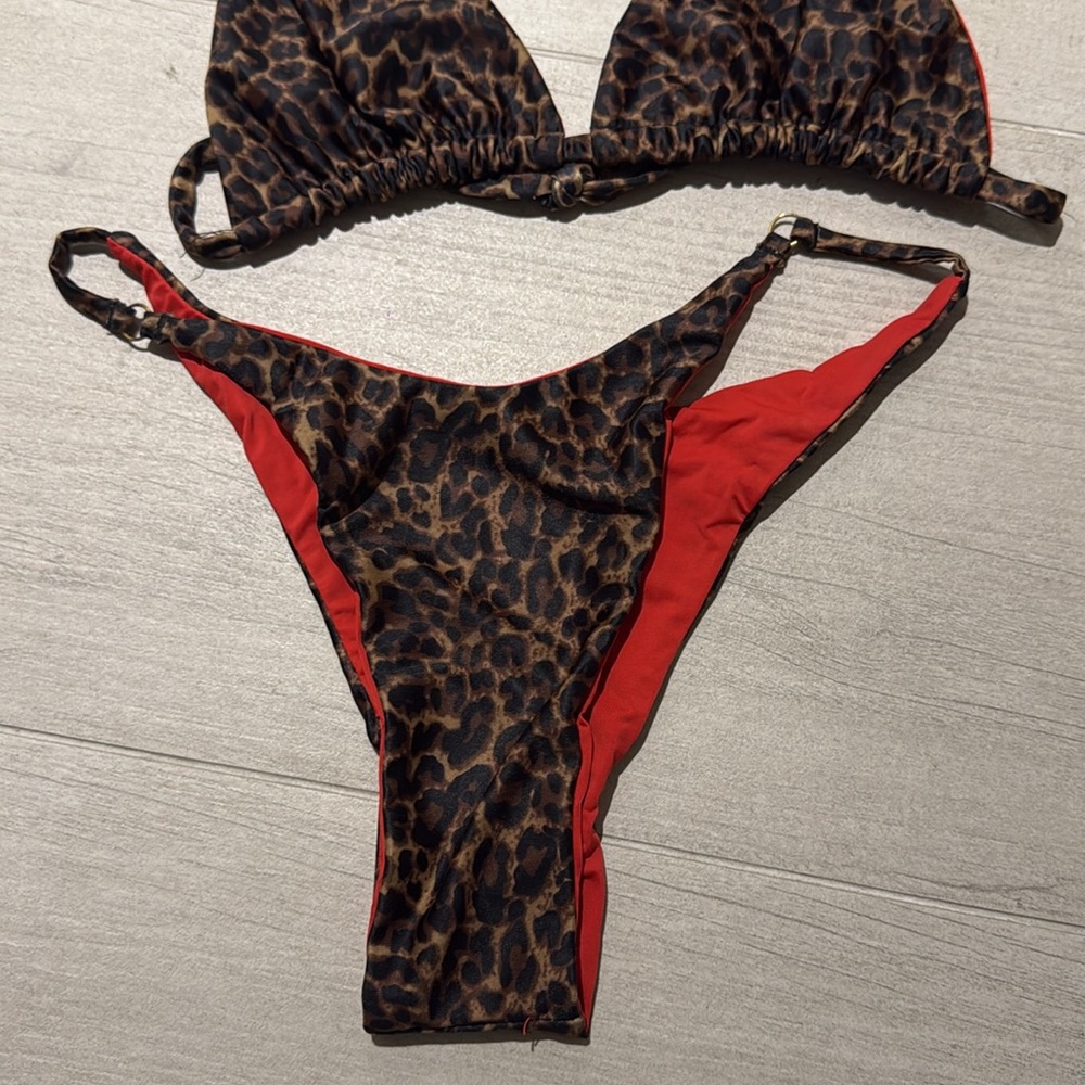 Leopard Print Bikini Set - Picture 7 of 7